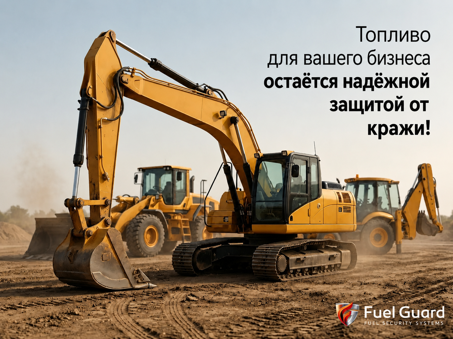 Защита топлива строительной техники Fuel Guard