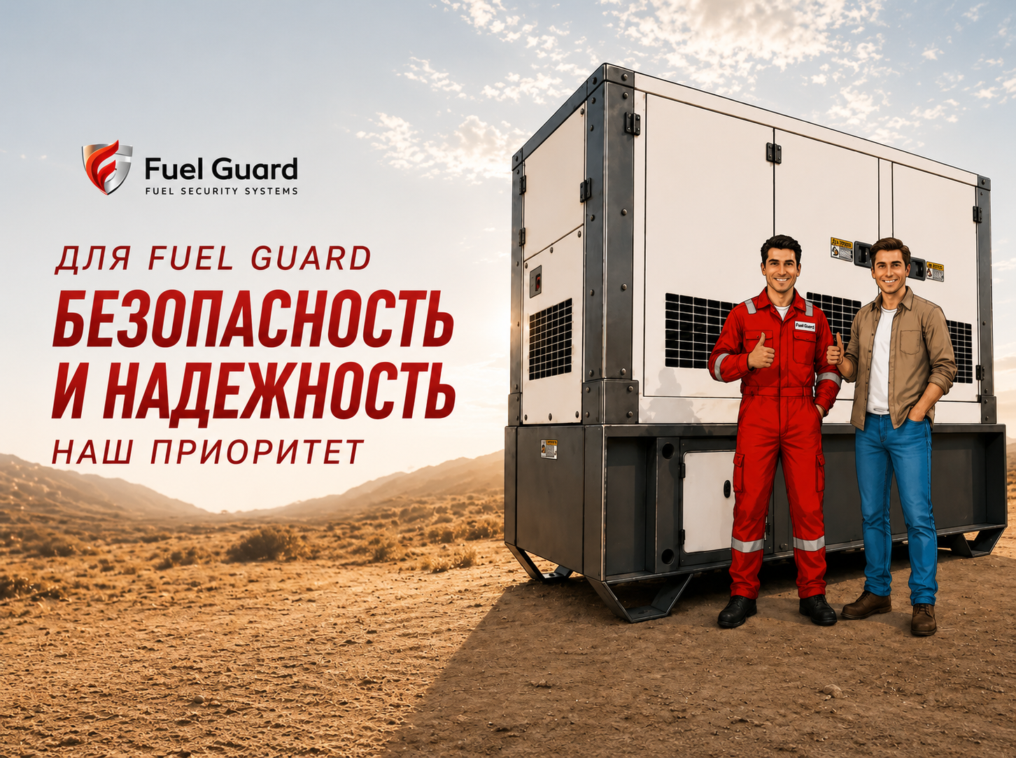 Fuel Guard, в генераторах <br>обеспечивает сервис защиты топлива, который ставит во главу угла удовлетворенность клиентов